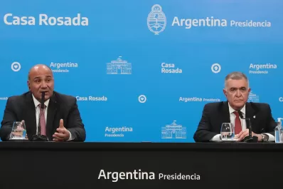 Diez frases de Manzur y Jaldo en la conferencia en la Casa Rosada