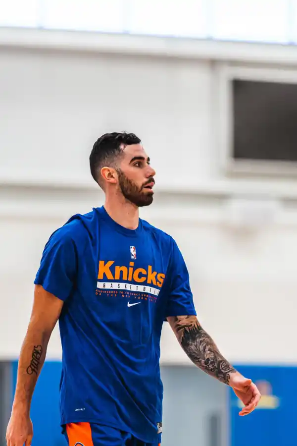 POR EL REGRESO. El base del seleccionado argentino Luca Vildoza fue dado de baja por New York Knicks, pero avisó que buscará retornar a la máxima liga de básquet en el mundo.