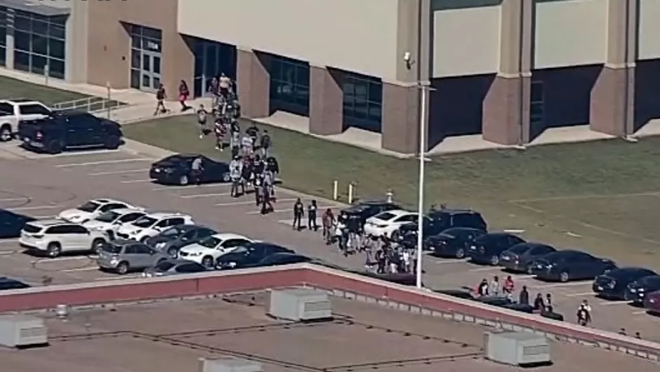 Tiroteo en una escuela de Texas. Foto CNN
