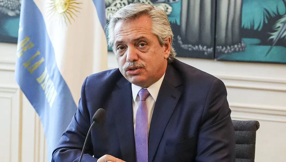 ANUNCIO El presidente, Alberto Fernández, dio a conocer el incremento en este programa. 