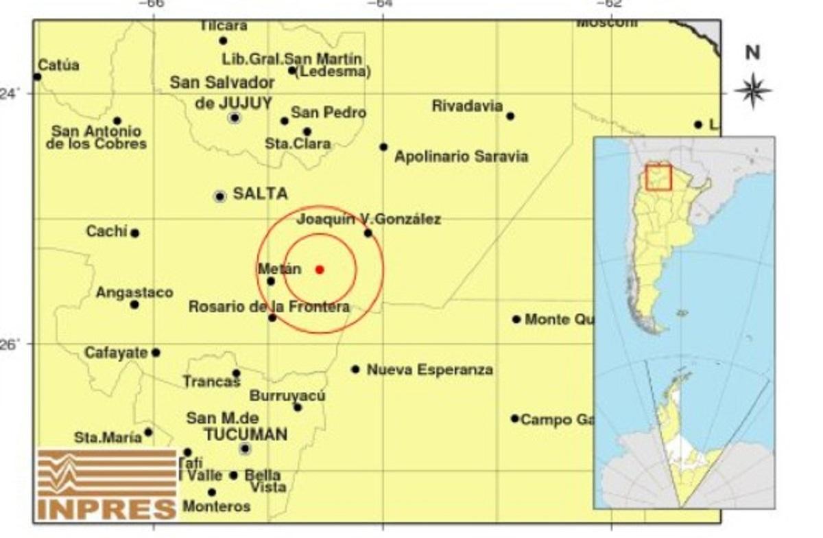 Un fuerte temblor sacudió Tucumán