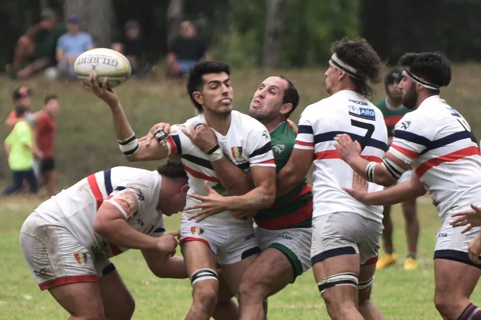 CON ESFUERZO. Natación logró tomarse revancha de Huirapuca en Concepción y se ganó el derecho a jugar la final contra un Tucumán Rugby que quiere revancha. 