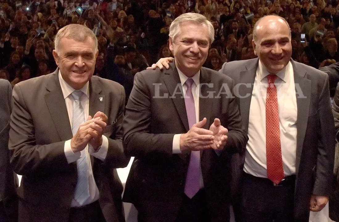 Jaldo, Fernández y Manzur. FOTO DE ARCHIVO. 