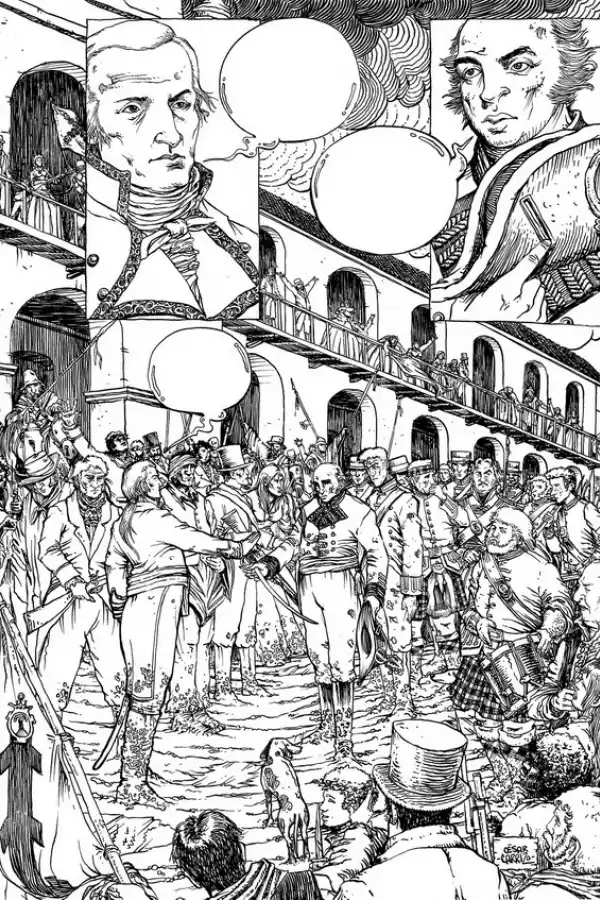 LA RENDICIÓN. La decidida acción del pueblo expulsó a los invasores en 1806.