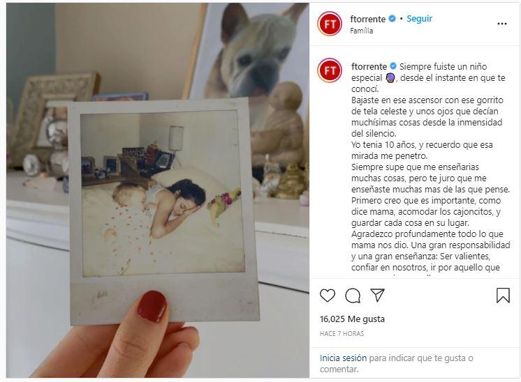 El mensaje de Flor Torrente a su hermano, Tomás Kirzner: sos muy valiente