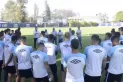 Martín Anastacio dirigió la práctica de Atlético con la mirada en Argentinos Juniors