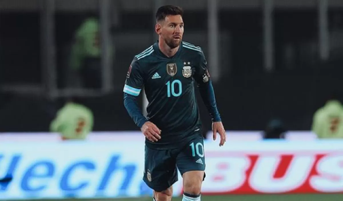 LÍDER. Una de las imágenes que Messi subió a las redes sociales. 