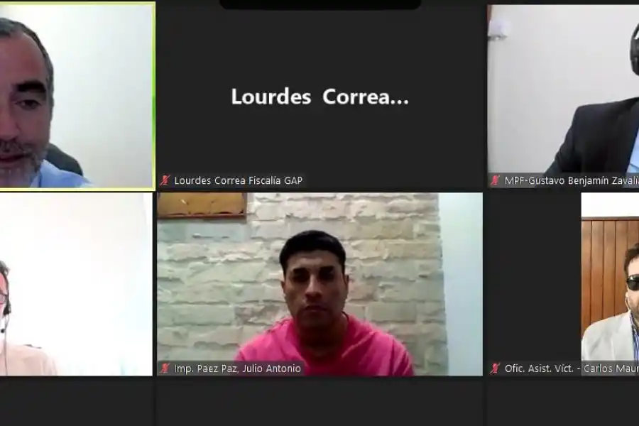 LAS PARTES EN EL PROCESO. Foto de Prensa MPF