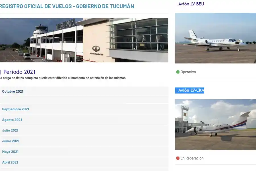 Manzur voló a Estados Unidos en una aeronave del Gobierno de Tucumán