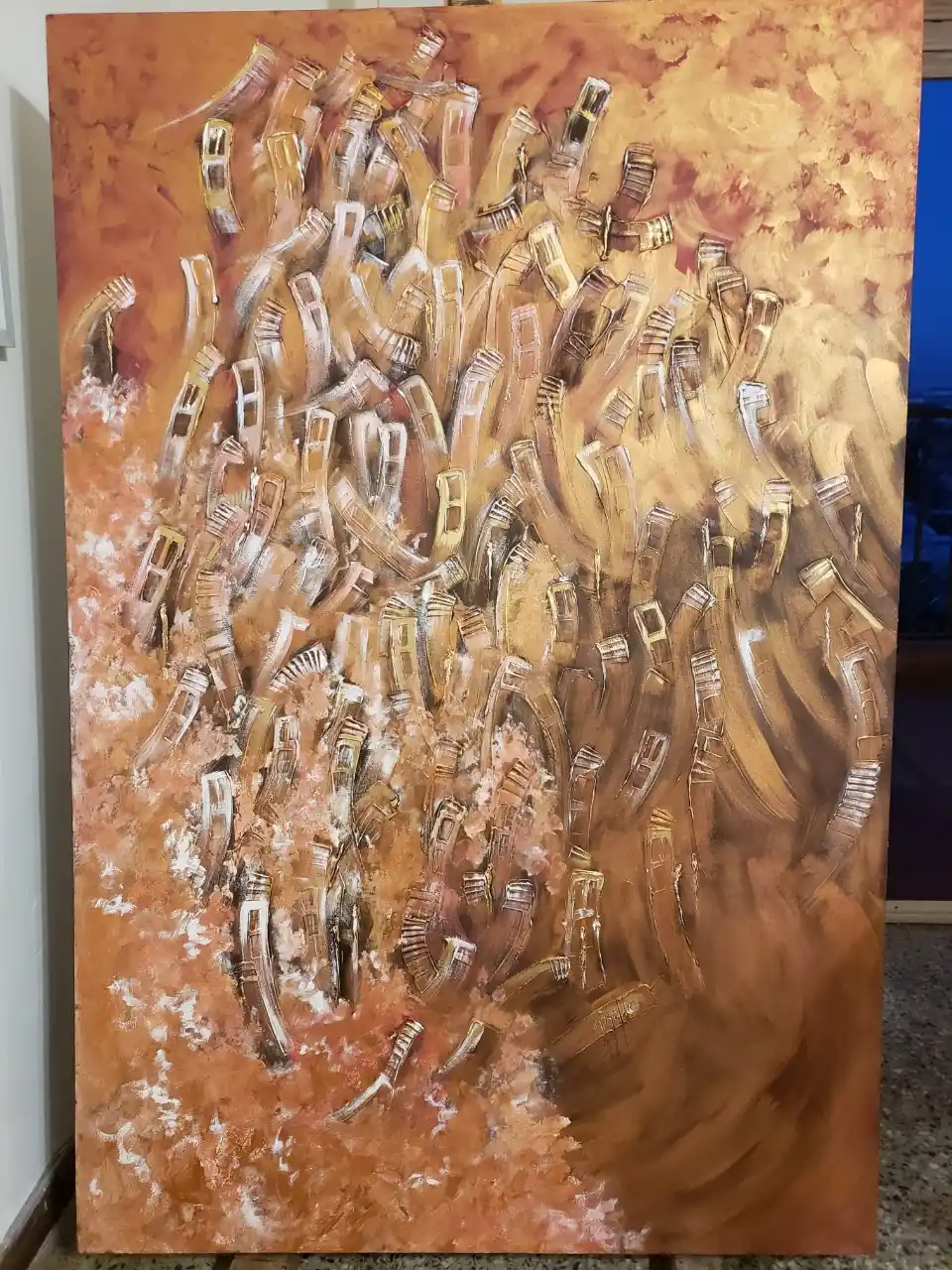 “GLORIA”. Una de las pinturas que expondrá Inés Fagalde Busquets. FOTO GENTILEZA DE INÉS FAGALDE BUSQUETS