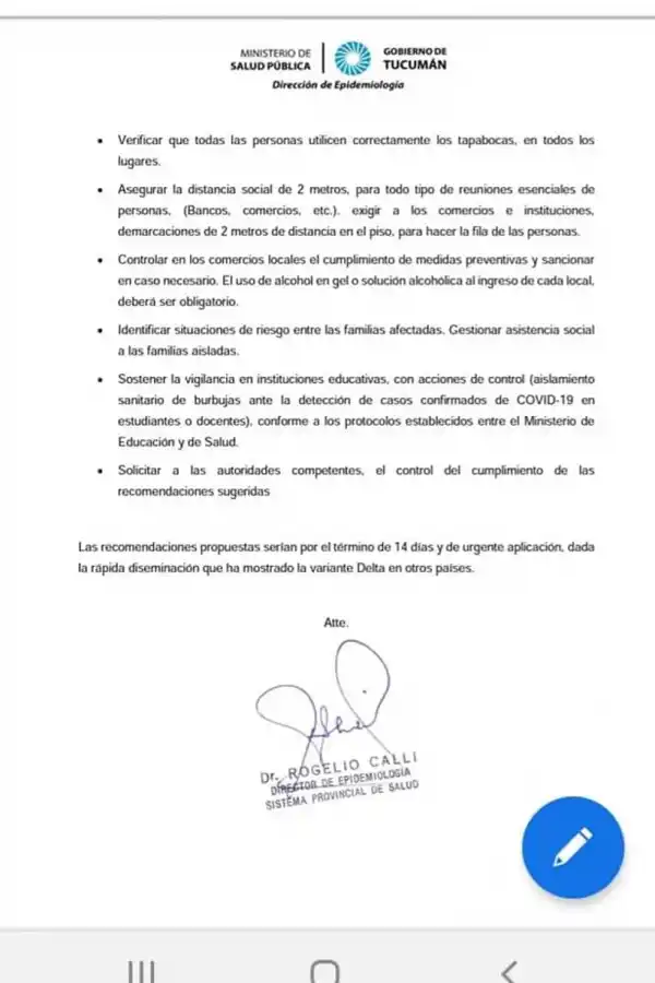 Restringen la circulación interjurisdiccional y nocturna en Famaillá, por la variante Delta