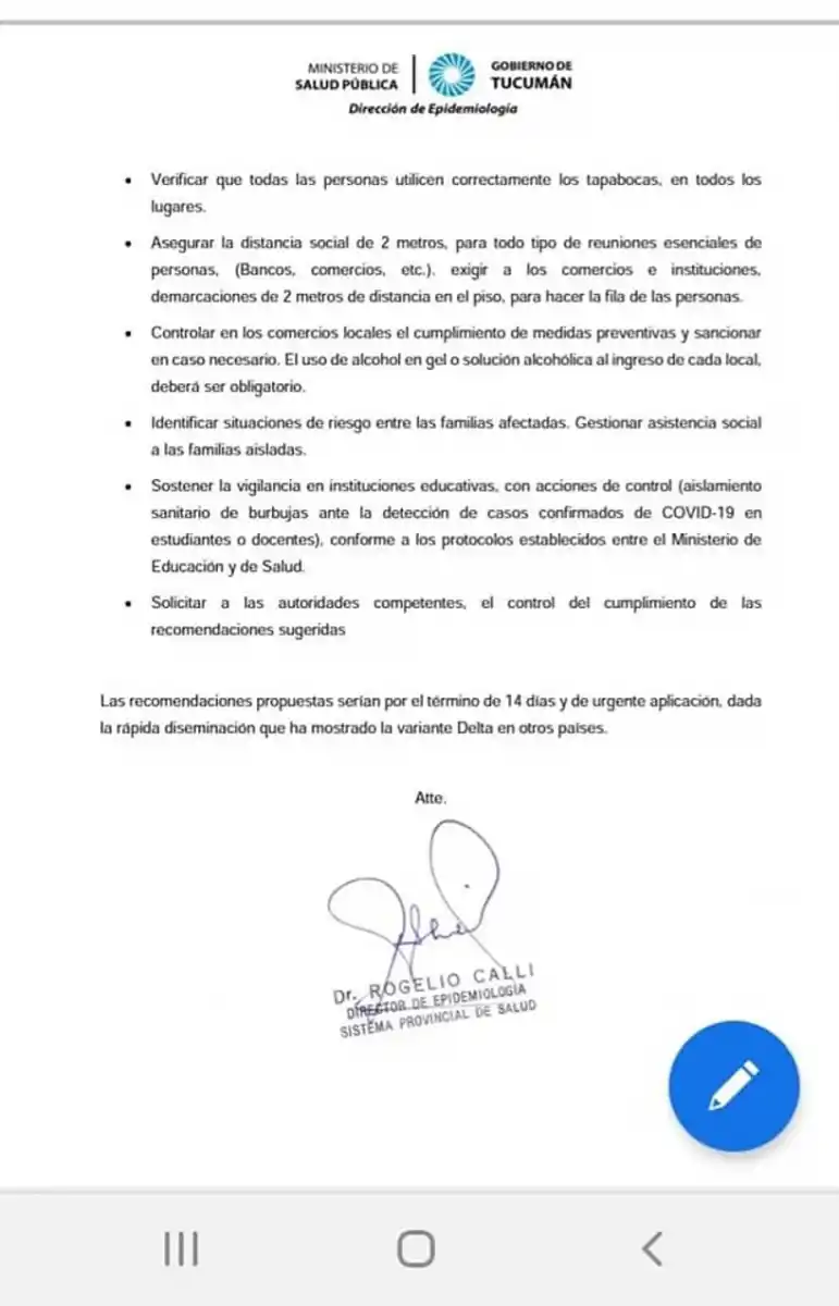Restringen la circulación interjurisdiccional y nocturna en Famaillá, por la variante Delta