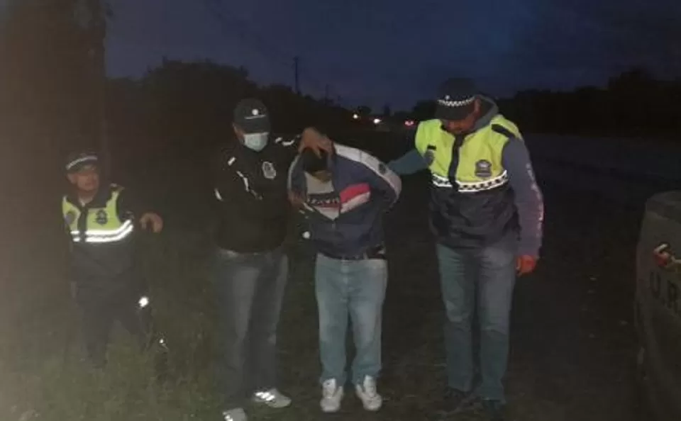 Detención del presunto femicida de Monteros. Foto policía de Tucumán