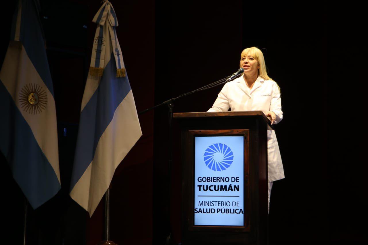 ROSSANA CHAHLA. Ministra de Salud Pública de Tucumán. Foto de Prensa Siprosa