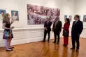 En Nueva York, Manzur visitó la exposición Ese Día, que conmemora el ataque a la AMIA