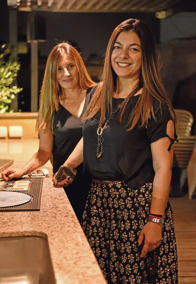 AMISTAD. Leila Maruf concurrió con Eugenia. 