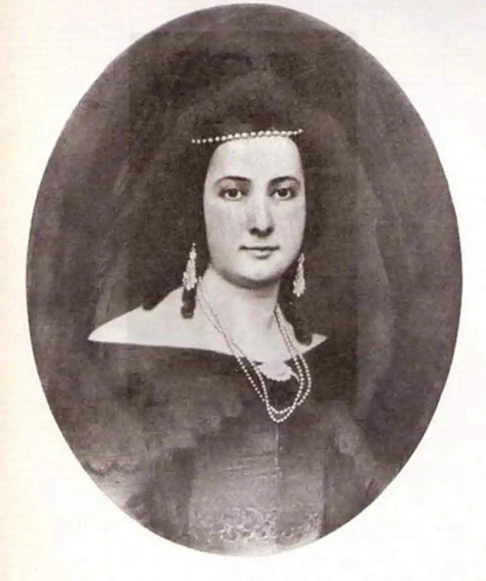 LA ESPOSA. Dolores Silva. Murió en 1890, con 77 años. 