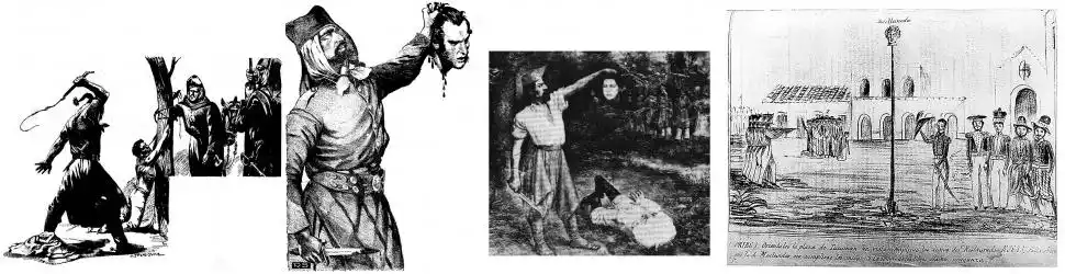 Imágenes de una cabeza en descomposición