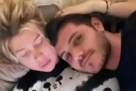 Mauro Icardi se mostró en la cama con Wanda Nara para demostrar que la crisis ya pasó