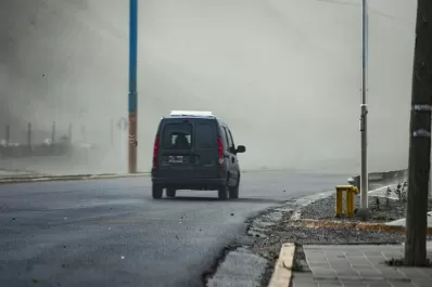 Chubut soportó vientos de hasta 150 km por hora