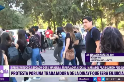Marchan porque una profesional de la Dinayf va a juicio