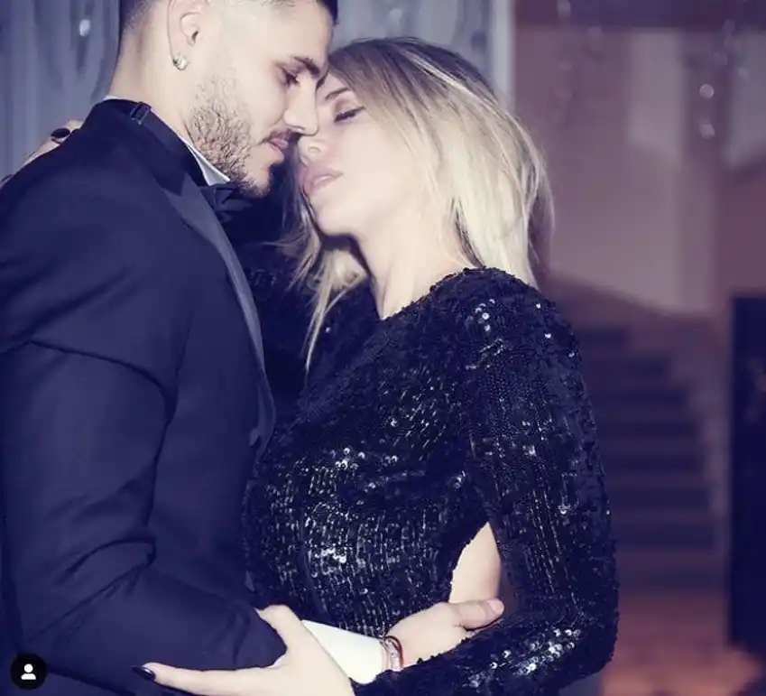 ENAMORADOS. Mauro Icardi, reconciliado con Wanda Nara. FOTO TOMADA DE INSTAGRAM