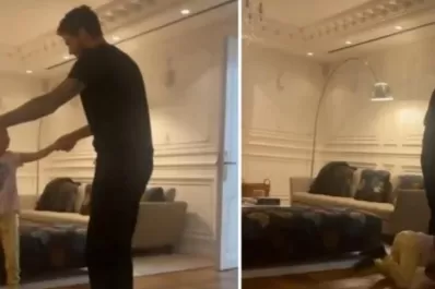 Tras la reconciliación con Wanda Nara, Mauro Icardi bailó de felicidad con sus hijas