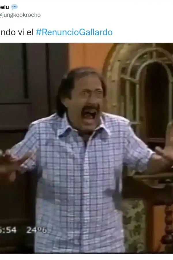#RenuncióGallardo: la insólita tendencia que desató una ola de memes en las redes sociales