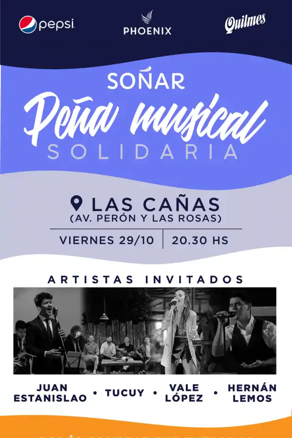 ¡No te pierdas Soñar, la peña solidaria en Las Cañas!