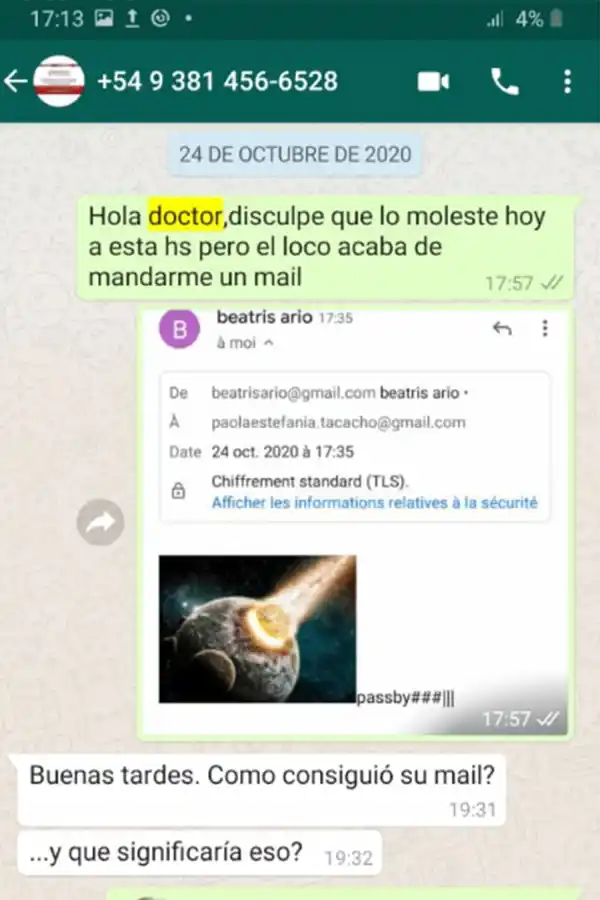 Audios de WhatsApp: última súplica de Tacacho antes del horror