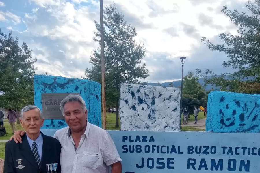 Plaza en honor al veterano de guerra y buzo táctico José Ramón Cardillo