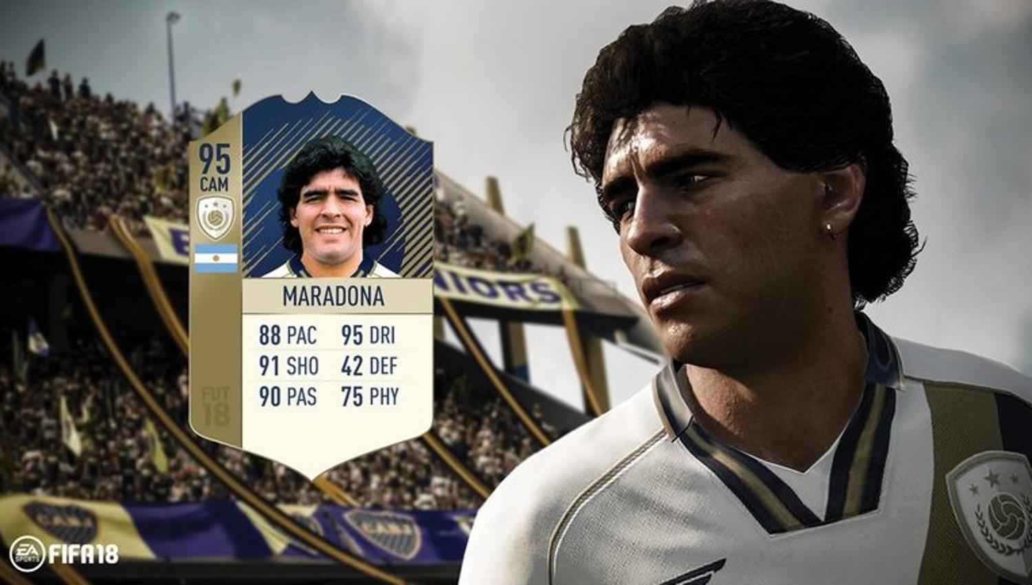 Maradona manda en los videojuegos: es más valioso que Messi y Cristiano Ronaldo en PES y FIFA 