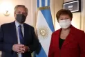 La titular del FMI dijo que tuvo “un buena reunión” con el Presidente 