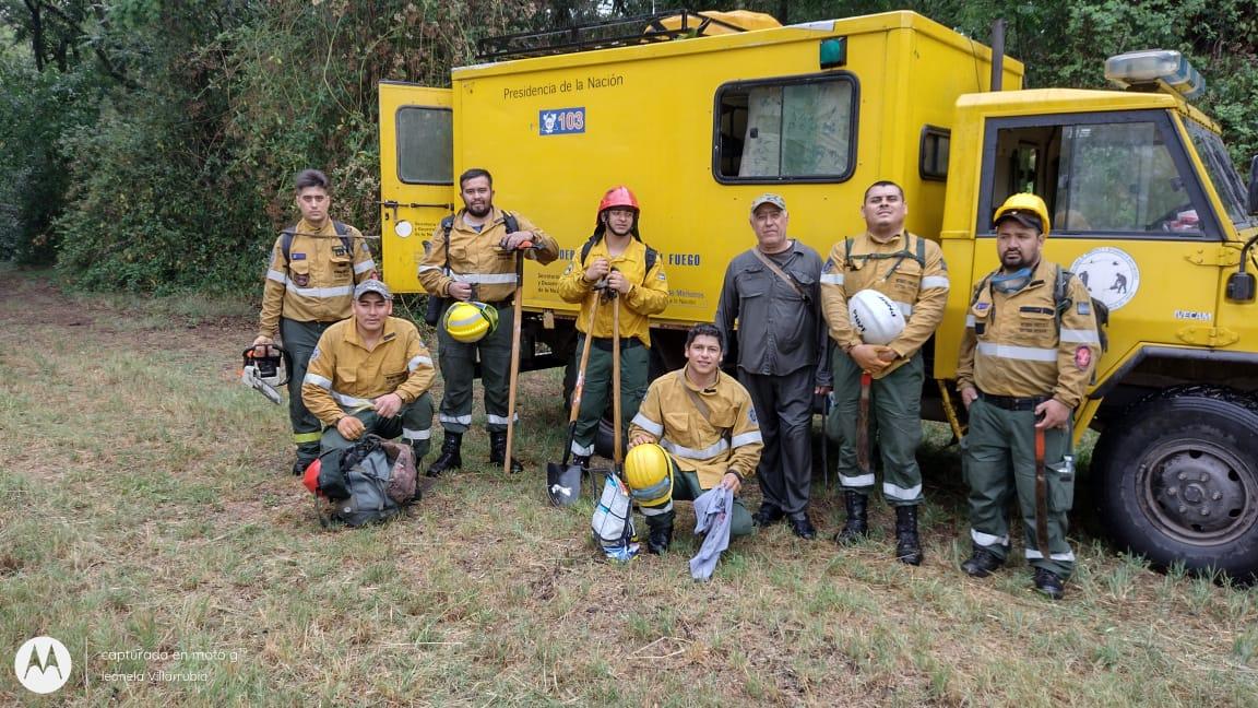 Incendio en La Cocha: los brigadistas recibieron hoy la ayuda de la lluvia