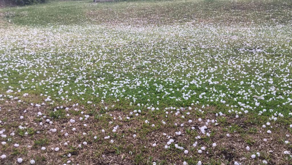 Llegó la tormenta y cayó granizo en algunos puntos de Tucumán