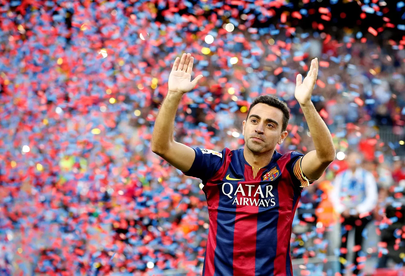 OTROS TIEMPOS. Xavi ganó todo con Barcelona en su etapa como jugador. REUTERS 