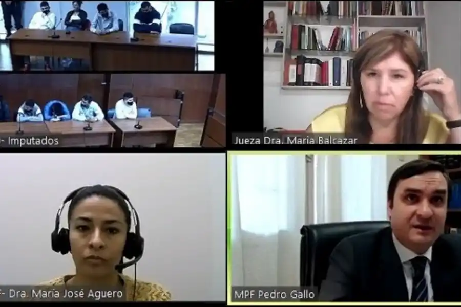 LAS PARTES EN EL PROCESO. Hoy se concretó la audiencia clave. Foto Prensa MPF