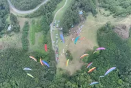 Mundial de parapente: una jornada a puro vuelo desde Loma Bola hasta Trancas
