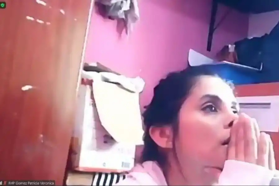 NERVIOSA. Patricia Gómez en el momento que esperaba el fallo que le dio la libertad.