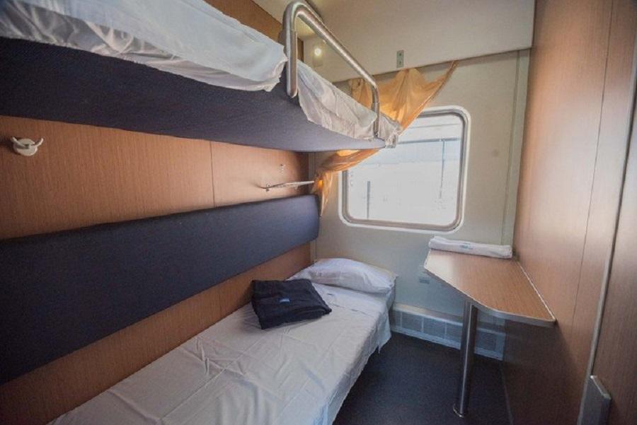 CAMAROTE. Así se puede descansar en el viaje. TRENES ARGENTINOS.