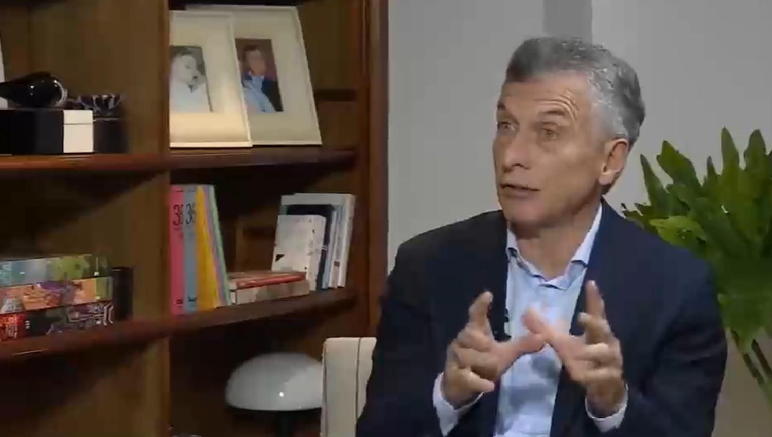 Mauricio Macri  repudió el ataque a Clarín.