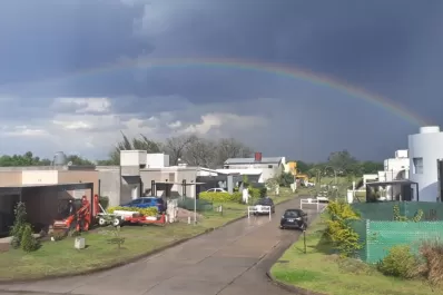 Después de tanta la lluvia, salió el arco iris