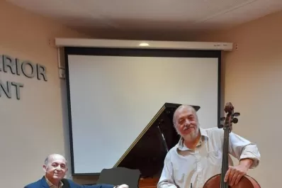Piano y chelo, en un dúo que reúne experiencia y talento