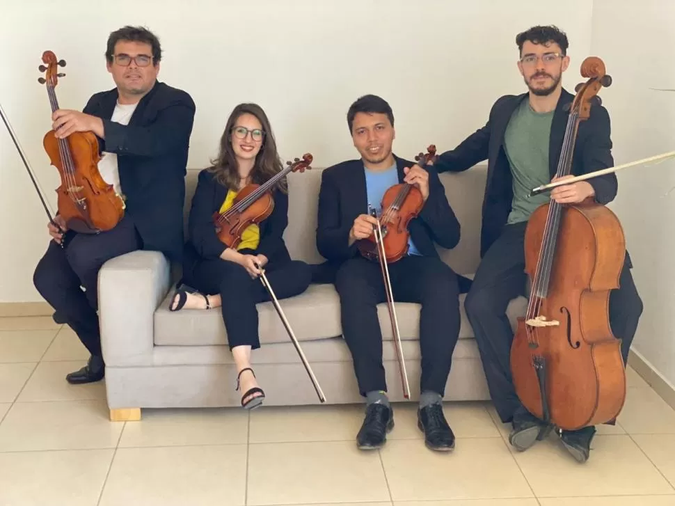 PRIMERA VEZ. El Cuarteto Alpa Puyo decidió comenzar su camino sobre los escenarios con obras inspiradas en Tucumán, de distintos compositores. prensa