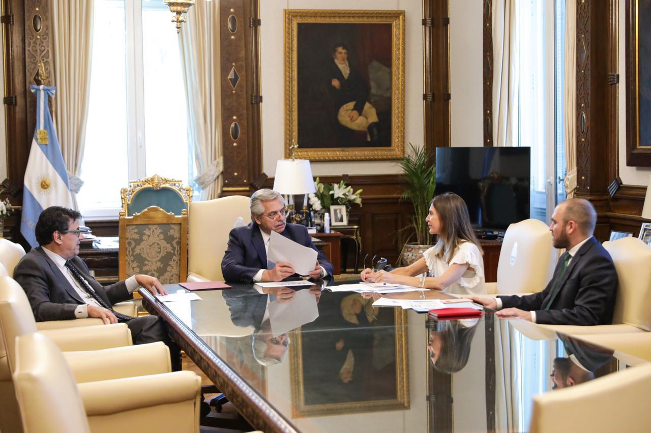 Reunión en Casa Rosada. Foto Presidencia