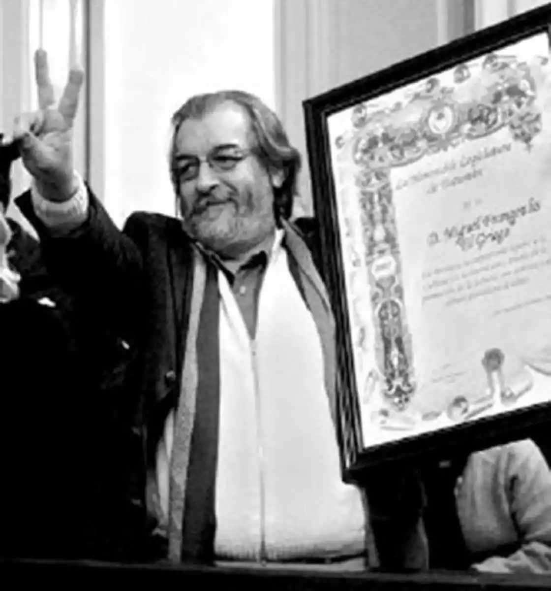 MILITANTE. El “Griego” militó tanto en política como en la cultura y en la amistad.