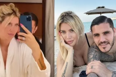 Tras el escándalo, Mauro Icardi y Wanda Nara se mostraron enamorados en Dubai
