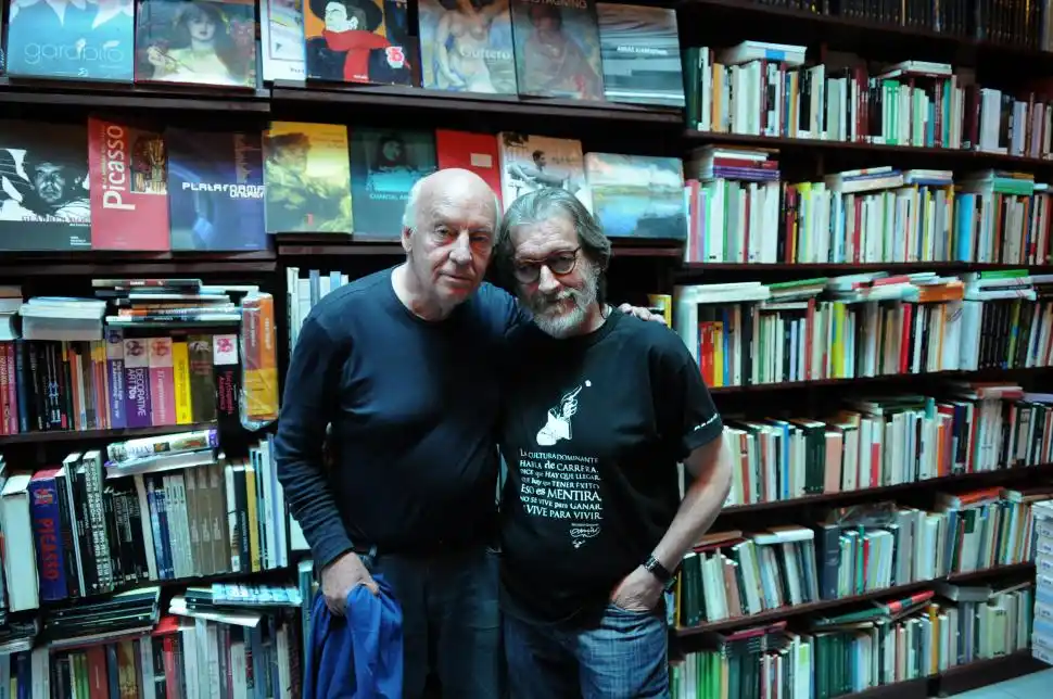 CON EDUARDO GALEANO. El escritor uruguayo fue una de las figuras que trajo a Tucumán. 