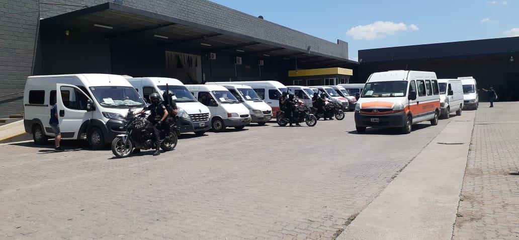 Traslado de la policía de Tucumán. Foto prensa de Gobierno