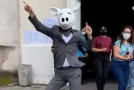 ¿Quién es el chancho blanco que bailó junto a Macri y a Larreta?